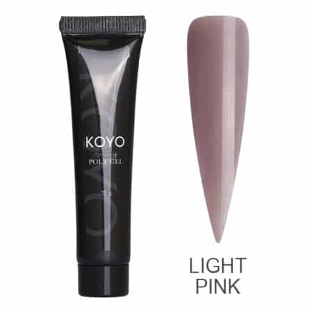 פוליג'ל 15 מ"ל קויו - Light Pink