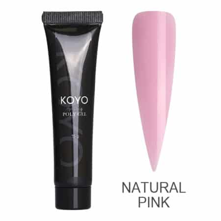 פוליג'ל 15 מ"ל קויו - Natural Pink